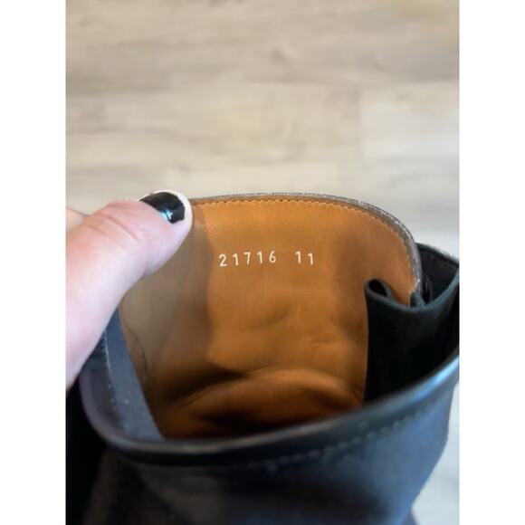 OAMC Over All Master Cloth Mara Chunky Leather Ankle Boot Vibram Sole Men’s 11 - Picture 10 of 11